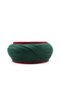 Children's Cami Sarigi - Green Fabric - Burgundy Skull Cap - Crossed Wrap - Cami Embroidered - 7 Meters - 4