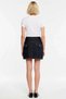 Women's Shorts Skirt High Waist Button Detailed Short Length Plain Pattern Denim Rigid Woven Comfortable - 5