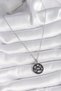 316L Steel Silver Color Black Color Luck Necklace 5886 - Eterna4693-5377 - 2