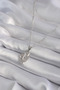 316L Steel Silver Color Zircon Stone Wing Model Women's Necklace 5886 - Karbul8347-8395 - 2