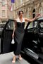 White Collar Pearl Detailed Fabric Dress - 6
