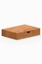 Desna Single-Drawer Cabinet & Monitor Stand - Cherry |   34 cm X 25 cm X 7.2 cm |