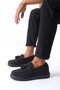 Zrj154 high quality slip-on tasseled men's casual loafer - linen black - 3
