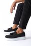 Zrj154 high quality slip-on tasseled men's casual loafer - linen black white - 3