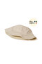 Flat Hat |   Beige Gabardine Bucket Fisherman Hat - Minimalist, Without Logo and Text - 4