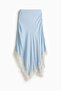 Asymmetric viscose skirt - 5