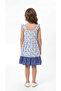 Flower Patterned Girl's Dress - 4