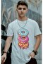 Unisex Oversize 24/1 Combed Cotton Dtf Printed T-Shirt - Dtf149 - 3