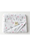 Minora 100% Cotton Muslin Baby Blanket – Multi-Purpose Muslin Blanket - 100 X 100 cm - Eyelash Pattern - 5