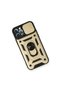 Apple iPhone 12 Pro Case Pars Silicone with Lens Ring - Gold - 3