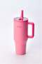 Thermos Mug with Straw Stainless Steel 900 ml |   Pink - 3