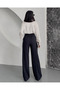 Wide-Let Pants with Elastic at the Waist - 2