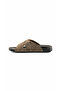 Unisex Suede Slippers with Cross Straps and Non-Slip Sole Modern Daily Slippers - 8