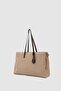15" Twill Textured Technical Fabric Laptop Bag Milky Brown - 5
