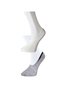 Glb-Stl41414 Gray and White Women's Ballerina Socks 12 Pairs - 2