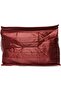Generic Saree Cover With Front Window, Satin Storage Organizer, Pack of 2, 10 Inch Height, Maroon - 4