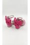 Girls' Stylish Evening Dress Shoes with a Bow on the Back, Pink Color, Comfortable Heels - 3