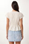 Embroidered Linen Blouse Lcr0123 Ecru - 5