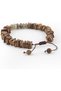 Coco Men's Bracelet, Beaded Bracelet, with Coconut Wood, Labradorite & Jade, Handmade Adjustable Jewelry - 2