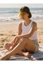 Women's Sunscreen Colored Plexiglass Visor Beach Hat - 2