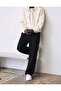 Men's Premium Comfort Loose Jogger Black Linen Trousers - 6