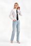 Women's Tie Detailed Open Waist Design Shirt - 3