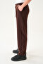 Elastic Waist Pleated Fabric |   Loose Fit Men's Trousers - 3