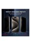 Apple iPhone 15 Pro Max Anti-Spy Privacy Glass Screen Protector 5D+ 9H Tempered Glass for 15promax Black - 3