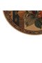 Sdt Floral Patterned Round Modern Woven Base Decorative Carpet Sdt1479 - 5