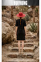 Women's Short Sleeve Crew Neck T-Shirt Dress Nightgown - 2
