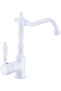Retro Design Kitchen Sink Faucet – White - 2