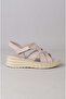 Seç Km45 Genuine Leather Anatomical Women's Sandals Stone