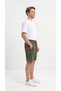 Men's Khaki Sports Shorts with Back Zipper Detail, Breathable, Sweat-Wicking, Quick-Drying, Flexible, Air-Permeable Fabric - 3