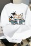 Men's T-Shirt Cotton Fabric Back Printed T-Shirt Street Fashion Casual Fit T-Shirt - 3