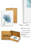 White Wooden Framed Minimalist Triple Painting Huhu206 - Triple Painting Set White Frame - 2