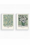 White Wooden Framed 2-Piece Modern Painting Huhu271