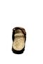 Men's Flat Sole Orthopedic Massage Double Strap Genuine Leather Slippers - 5