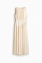 Gathered satin dress - 5