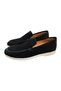 Black Suede Lofer Shoes - 3