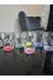 6-Piece Glass Soft Drink Cup 300ml Colorful - 6