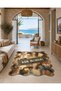 Sdt Shape Theme Patterned Modern Woven Base Decorative Carpet Sdt1603 - 2