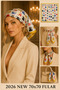 Women's Luxury Cat Patterned Scarf 70X70 cm Hair, Neck and Bag Shawl