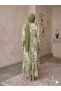 Modal Cotton Summer Patterned Hijab Dress - Anti-Sweat, Flowy, Comfortable Fit - 4