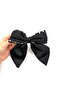 Large Bow Ribbon Buckle with Pearl and Chain Detail - 2