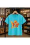 Orange Fish Printed 100% Kids Unisex T-Shirt 5 6 -7 8-9 10 -11 12 Years Old