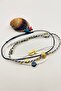 4 Piece Bohemian Series Figured Rope Bracelet Set - 3