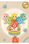3-in-1 Bowling Game Set for Kids Colored Bear Pins Ring Toss Ball Throwing Indoor Play Toys