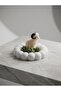 Artisanal 3D Sheep & Succulent Sculptural Soy Wax Candle | Cute Cloud Bubble Tray Terrarium Centerpiece | Unique Botanical Ram Figurine Hand-Poured Candle for Aesthetic Room Decor - 2