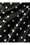 Double Front Twist Polka Dot Patterned Thin Strap Alaçatı Crop Top - 4
