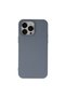 Apple iPhone 14 Pro Compatible Case with Velvet Silicone Inside - Gray - 4